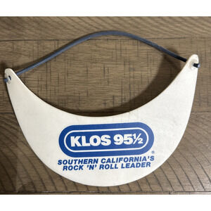 Vintage 80s KLOS 95 1/2 Southern California Rock Radio Foam Visor